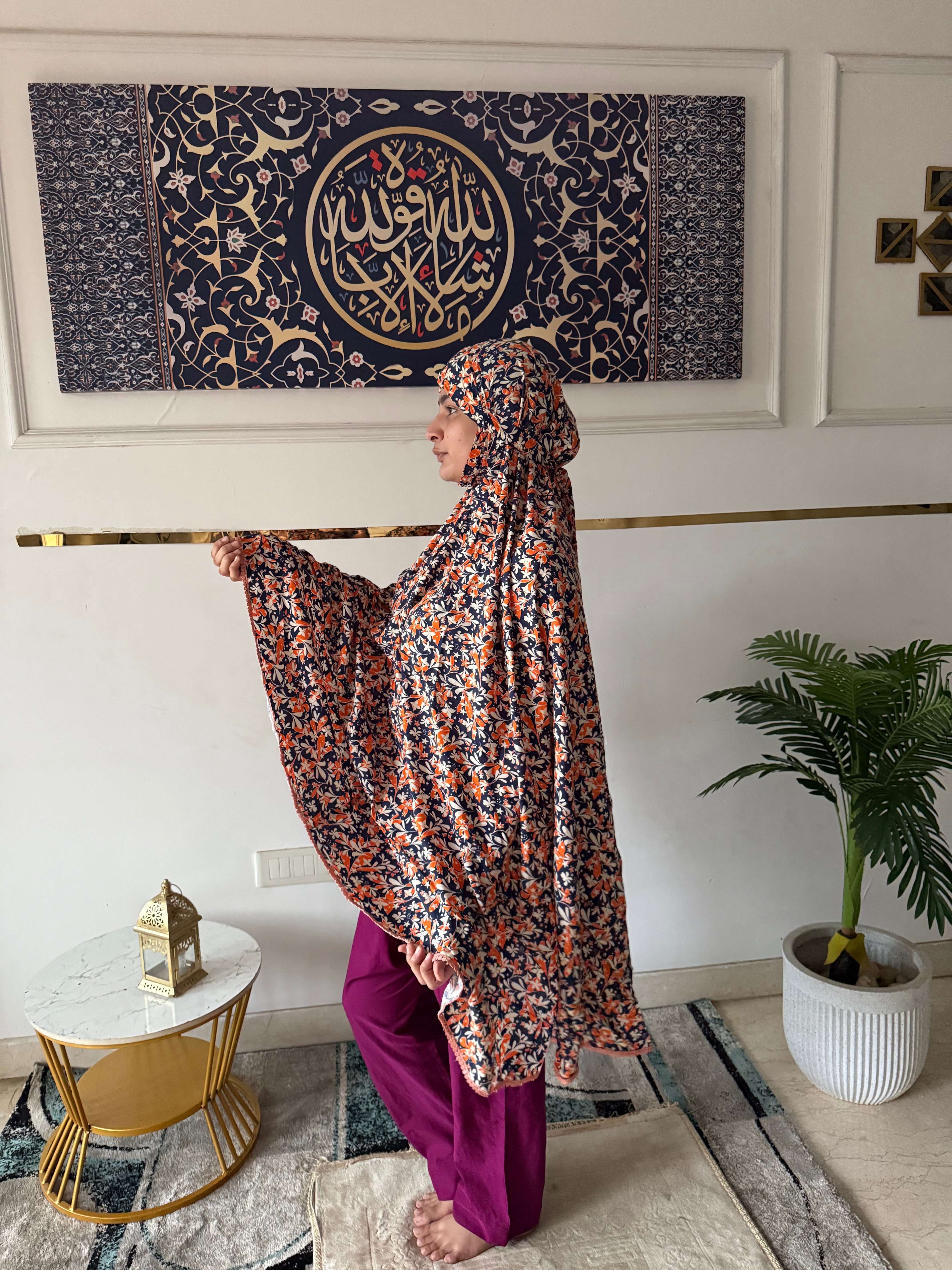 Shifa printed Makhna- mid length