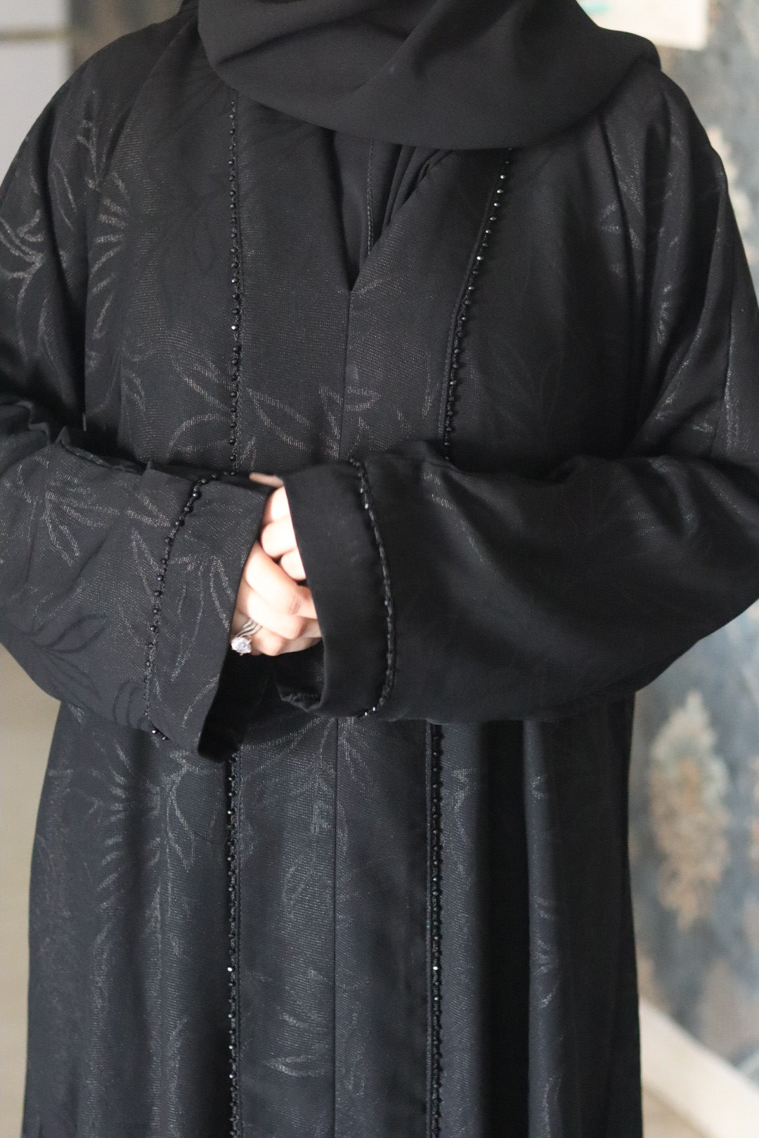 Amaira black abaya (with hijab)