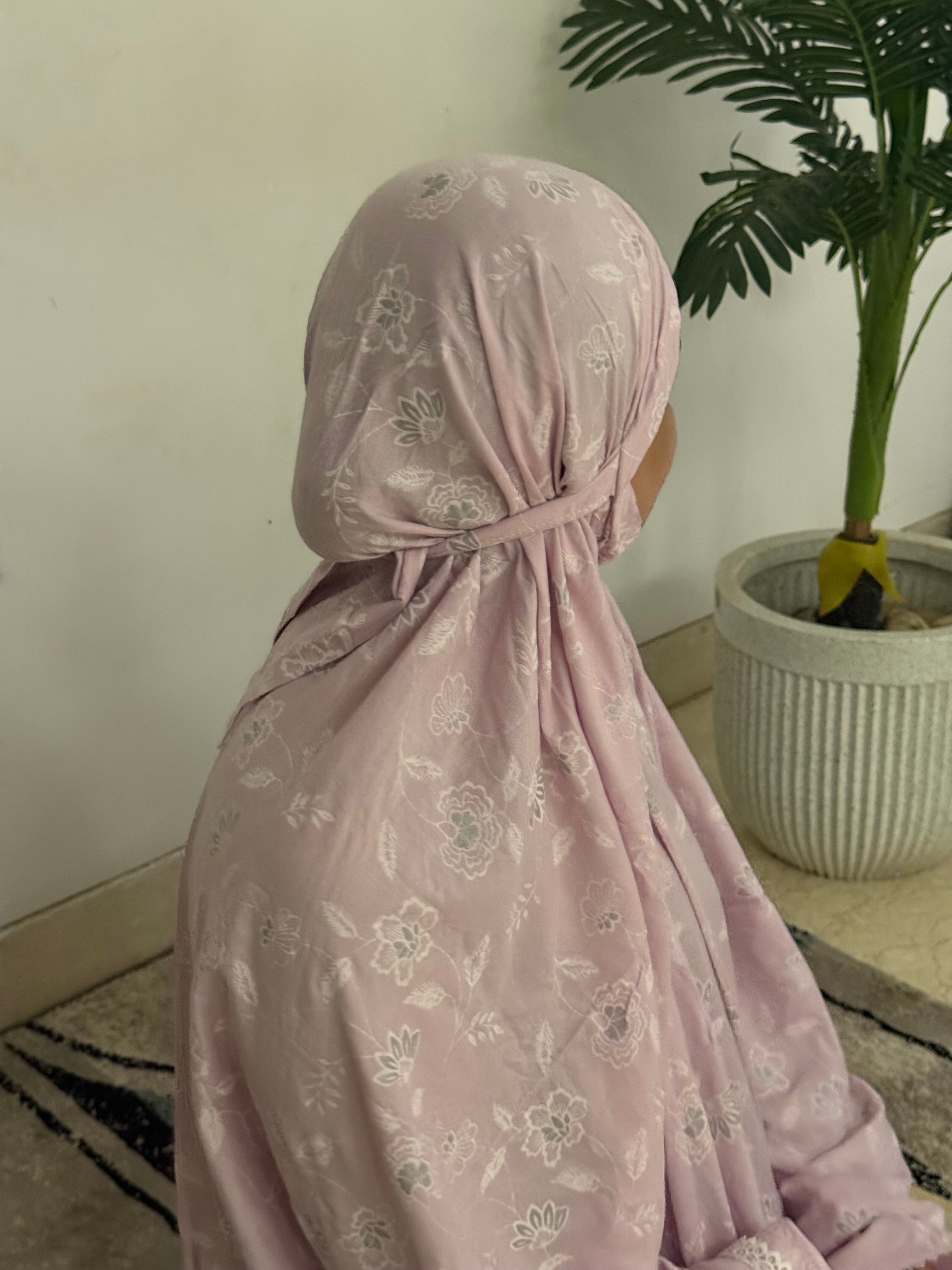 Lavender one-piece Makhna- mid length