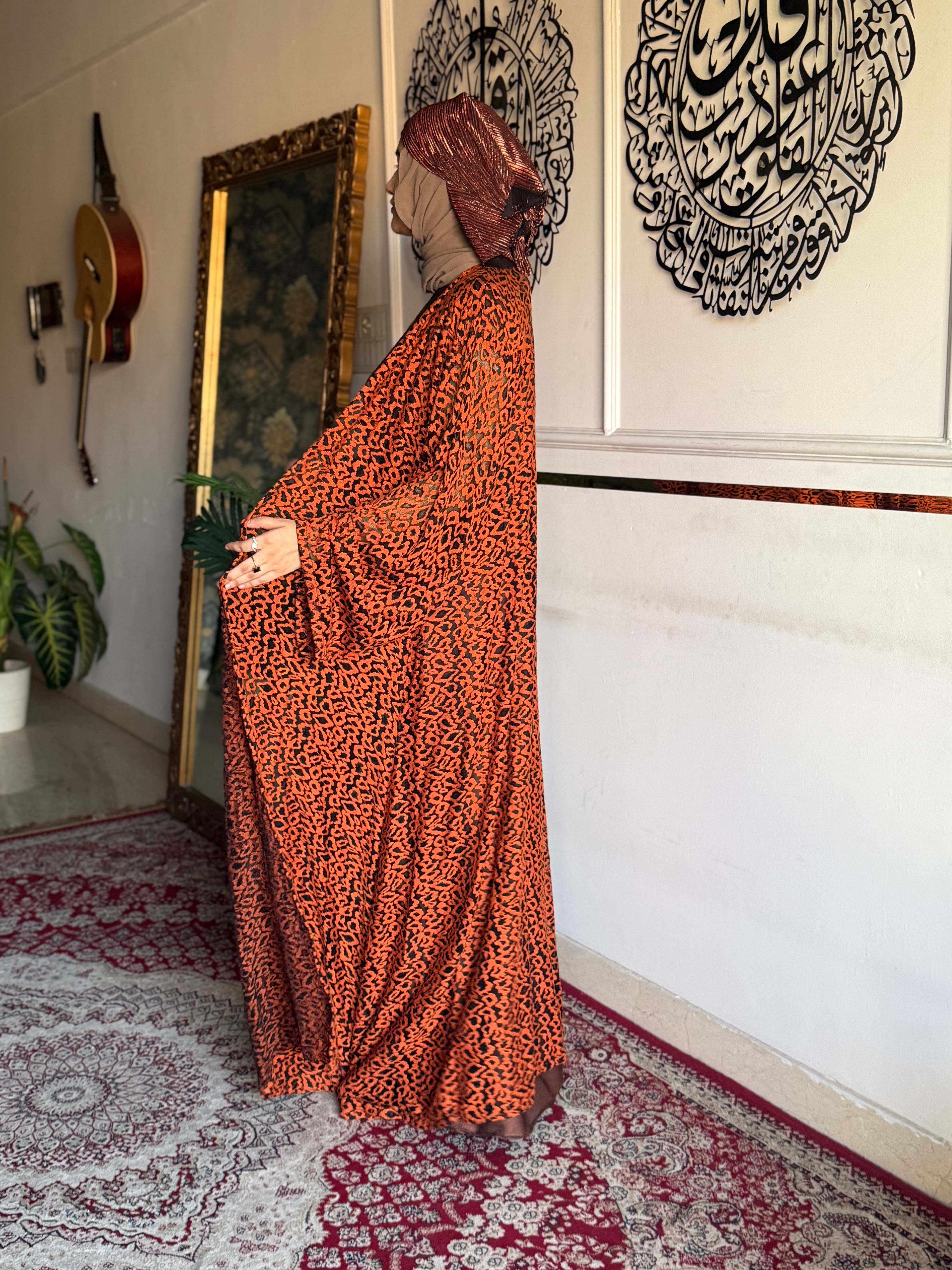 Cheetah print shrug - (inner slit not included)