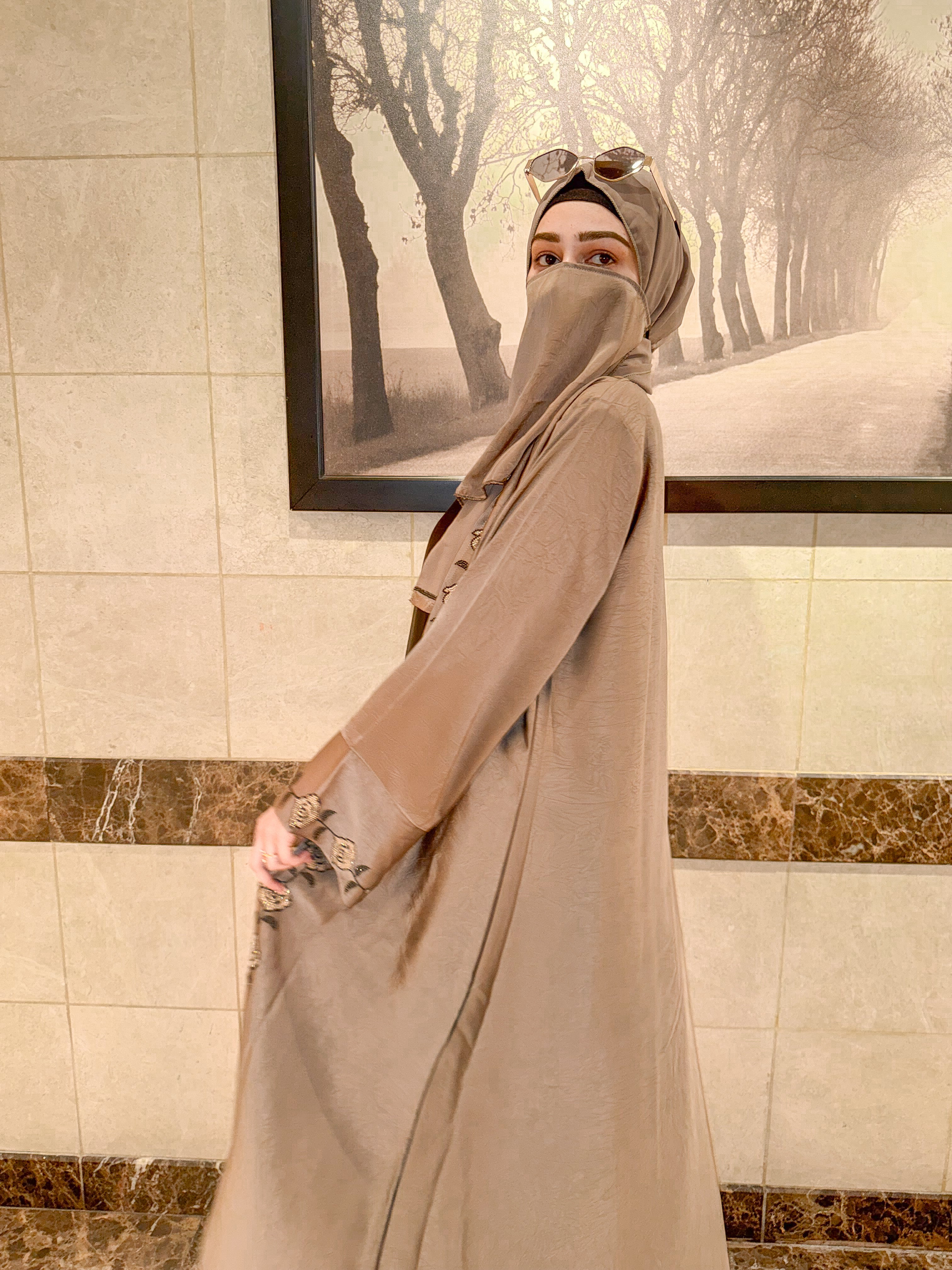Elisa Abayah (with hijab & matching niqab)