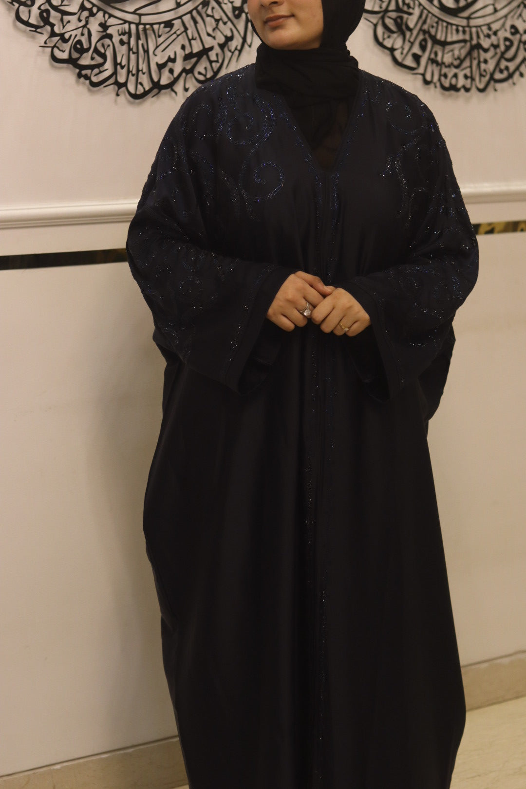 Blue Moonlight abaya- with hijab