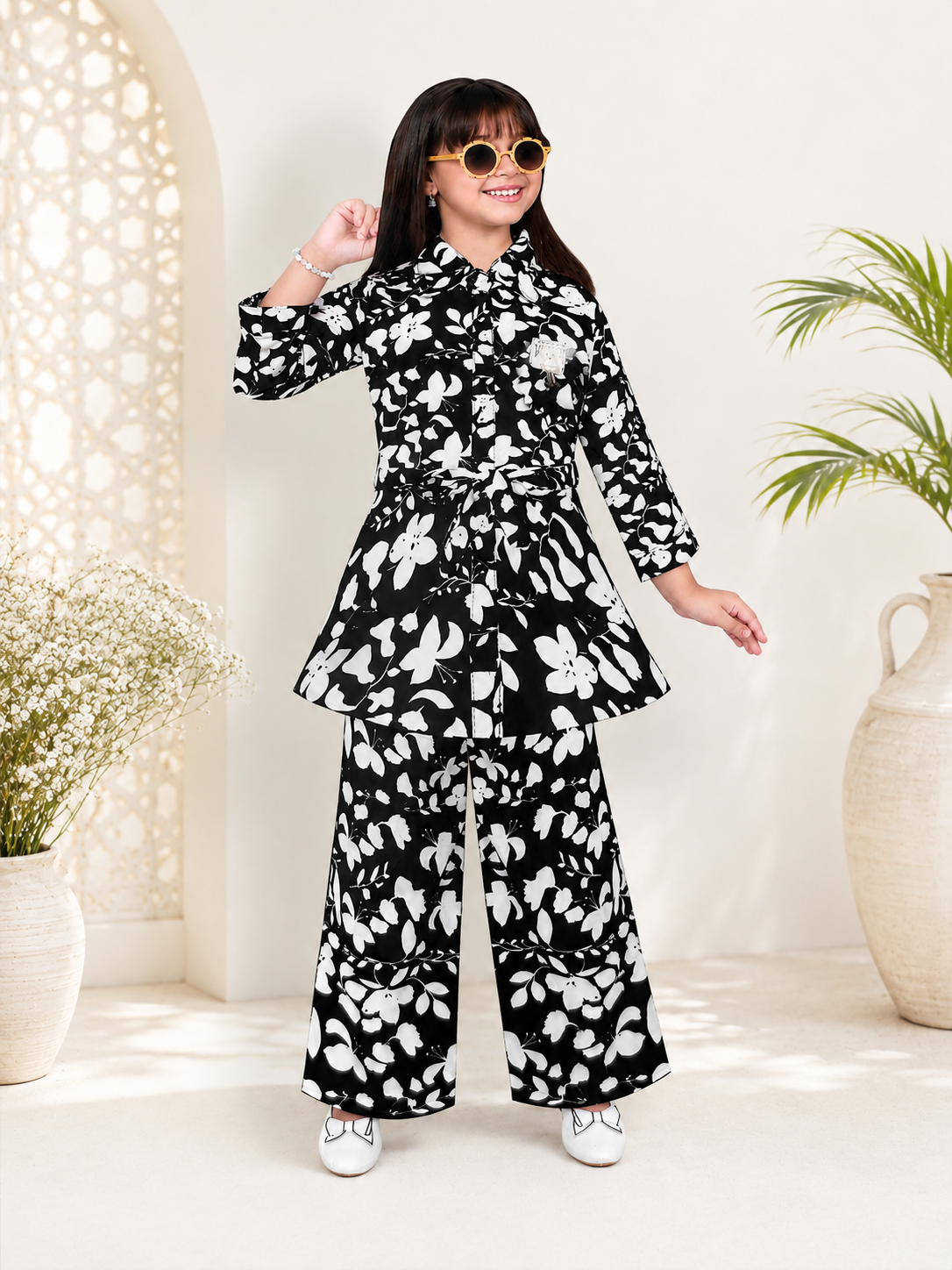 Floral cord set - kids (5-15 years)