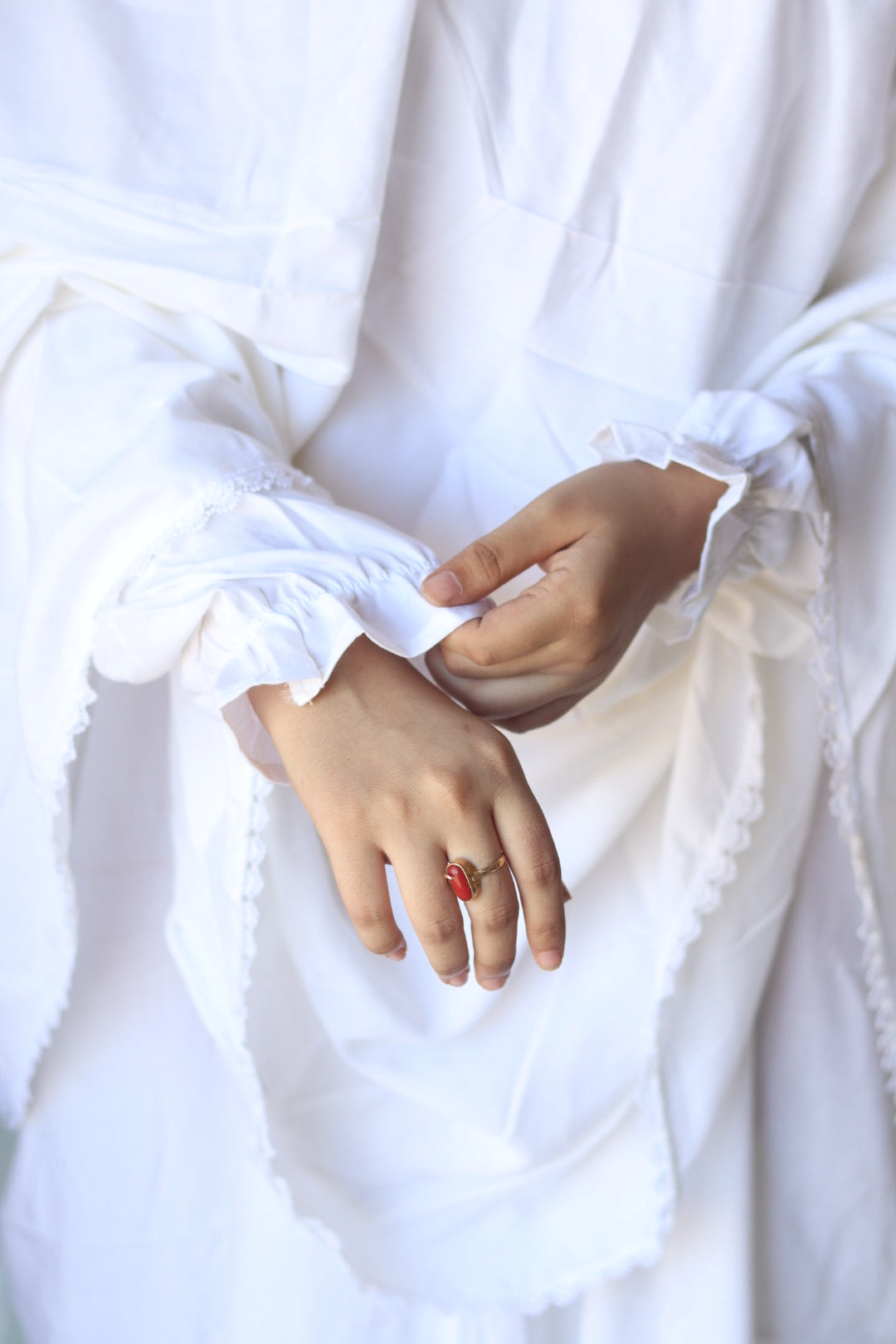 Two-Piece Jilbab- White