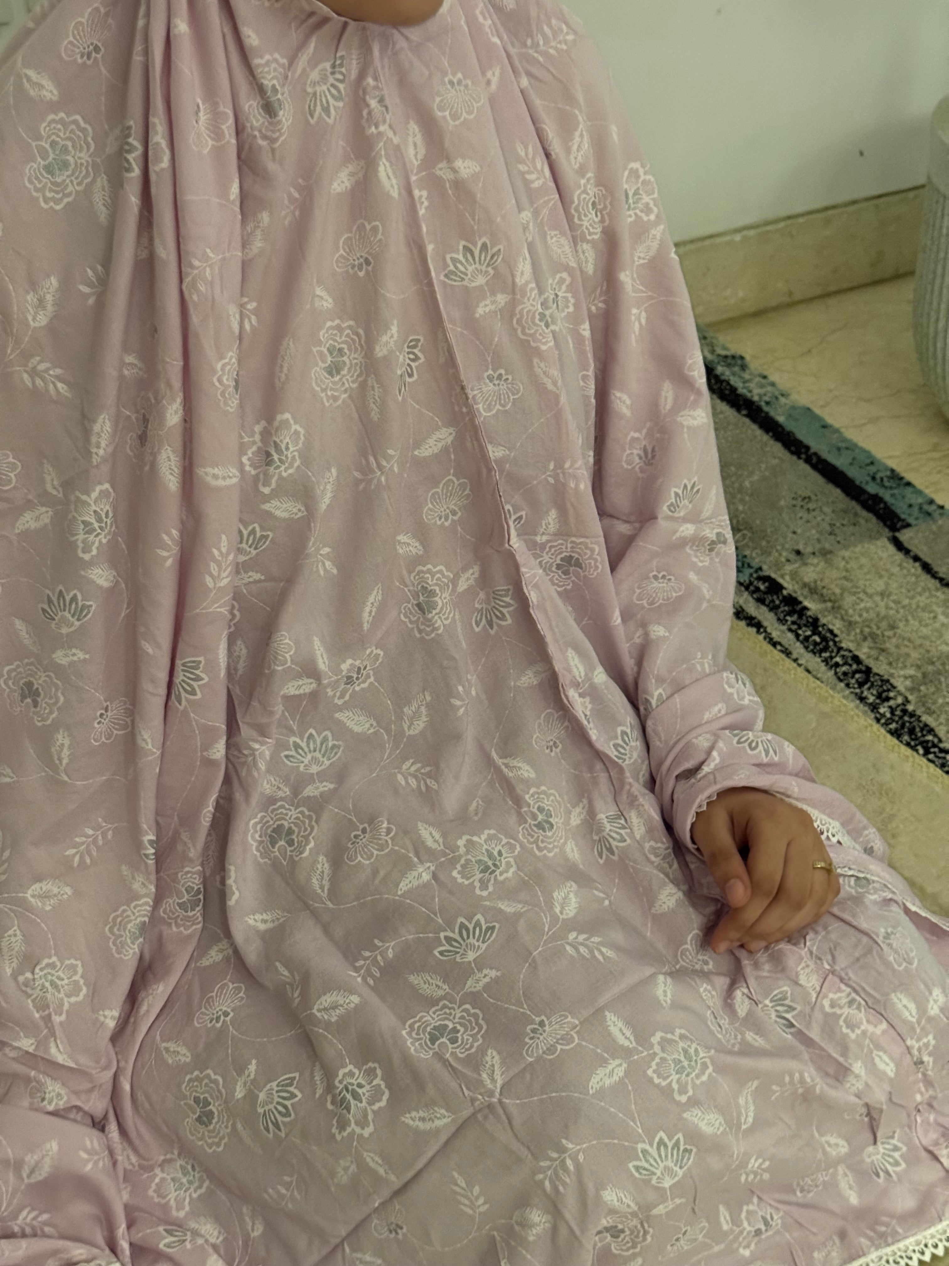 Lavender one-piece Makhna- mid length