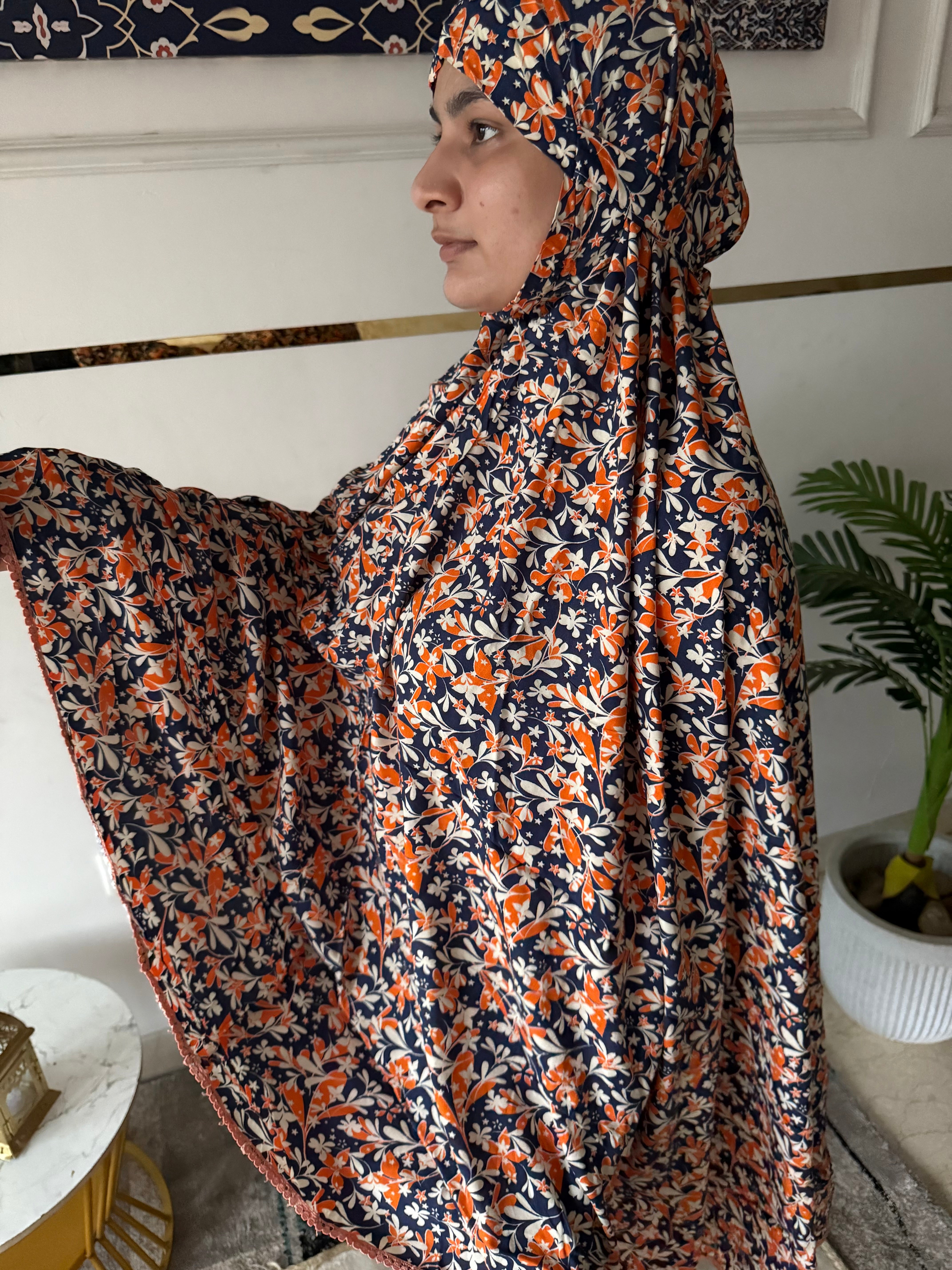 Shifa printed Makhna- mid length