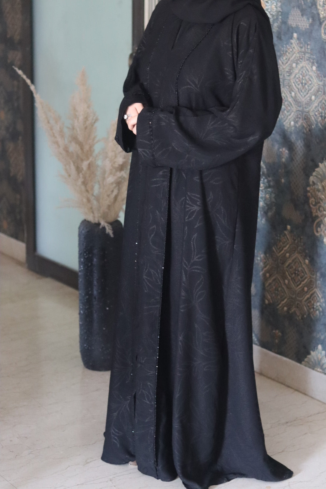 Amaira black abaya (with hijab)