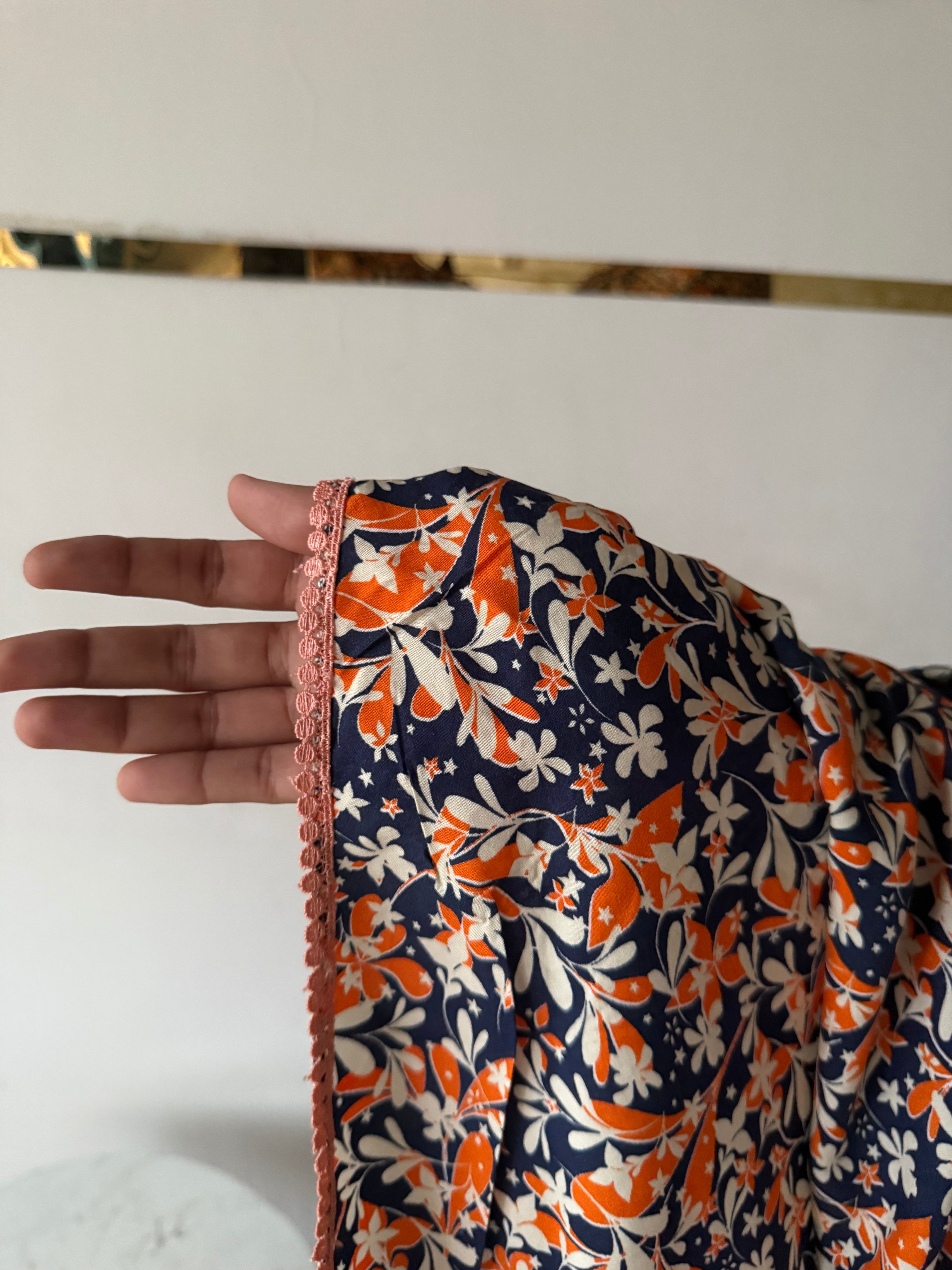 Shifa printed Makhna- mid length