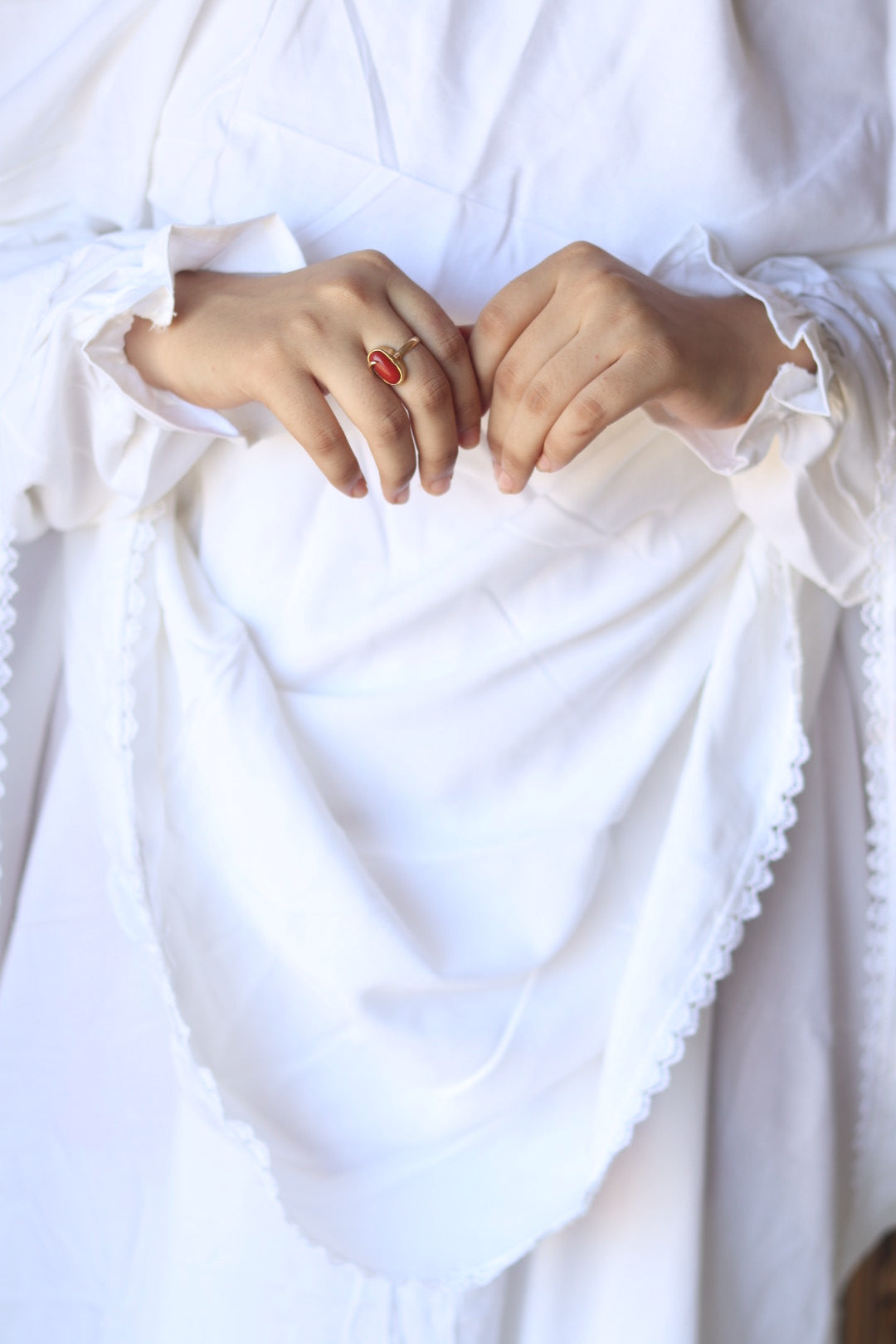 Two-Piece Jilbab- White