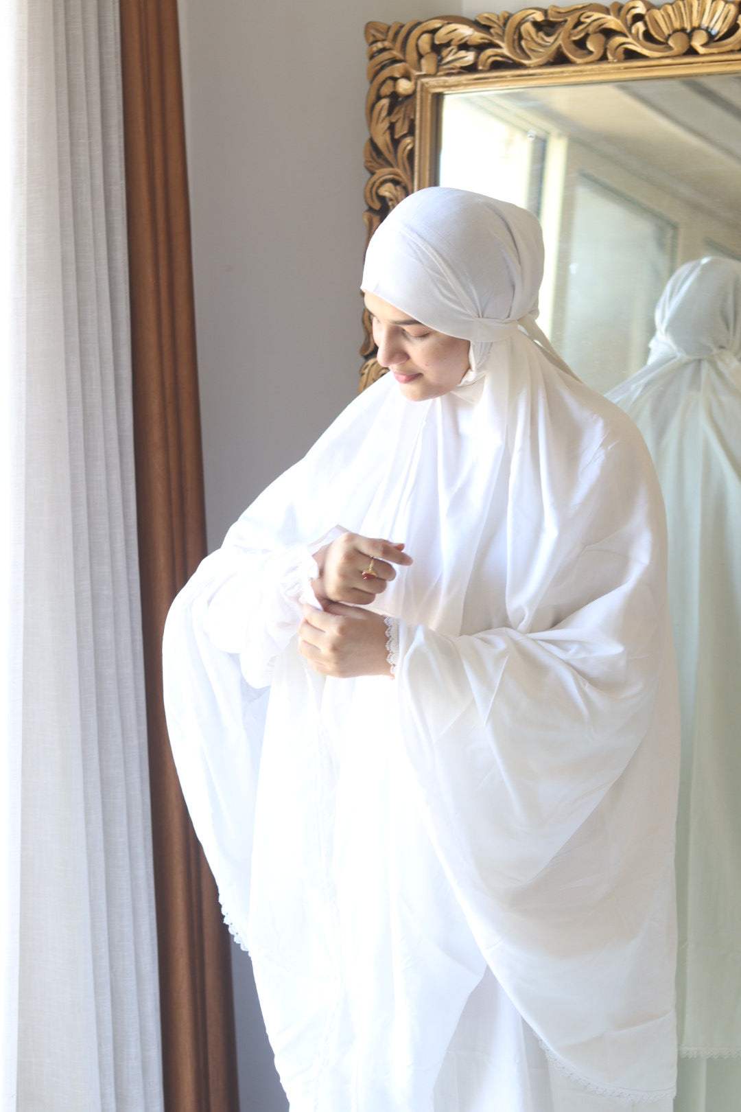 Two-Piece Jilbab- White