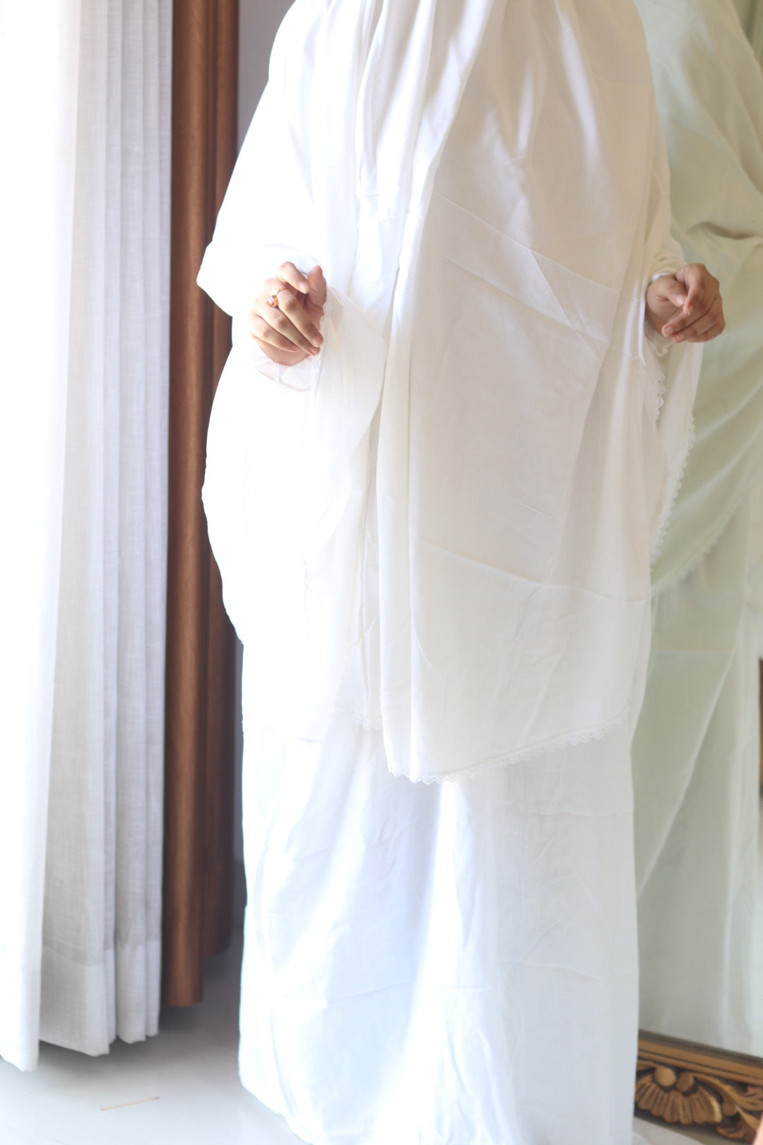 Two-Piece Jilbab- White