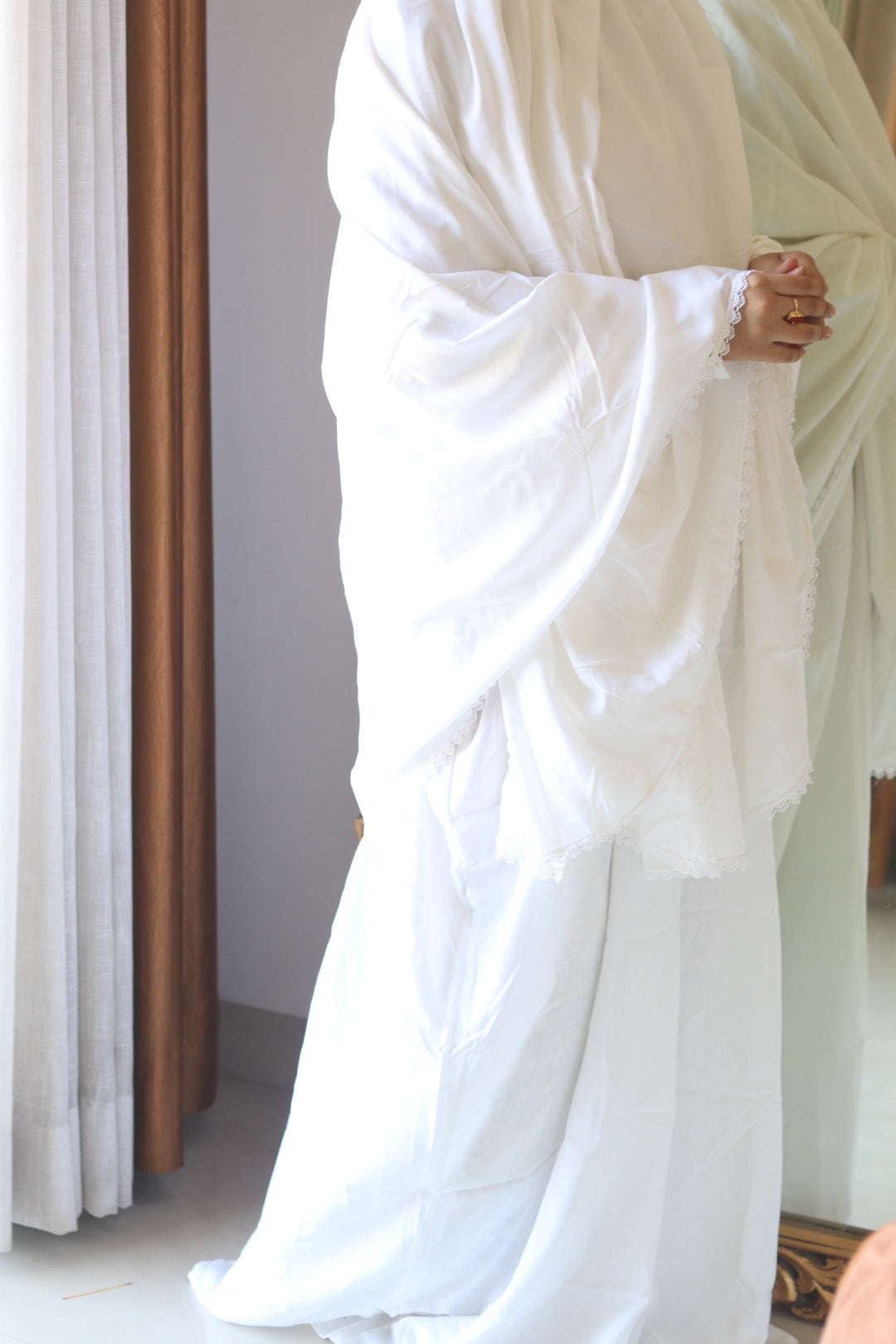 Two-Piece Jilbab- White