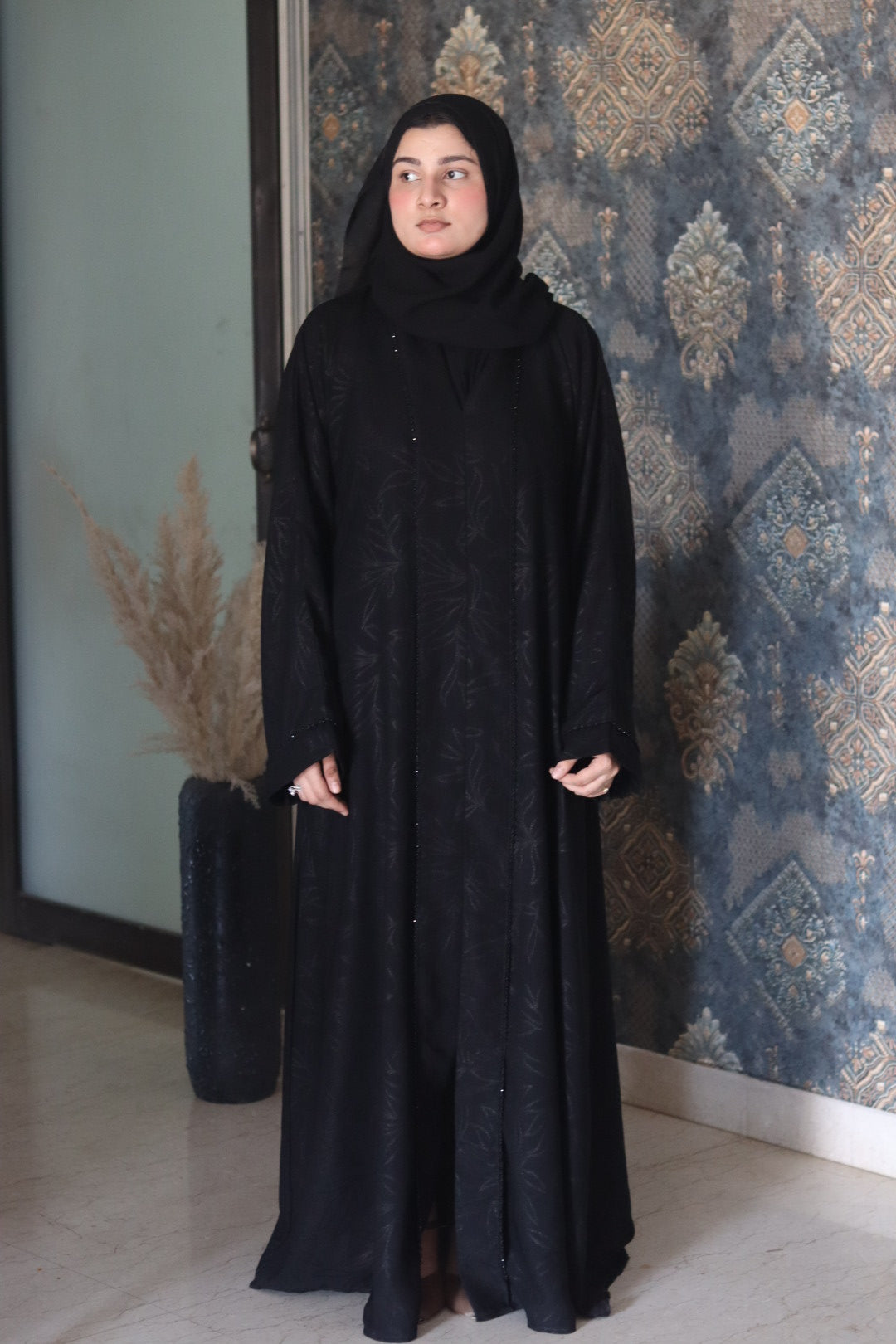 Amaira black abaya (with hijab)