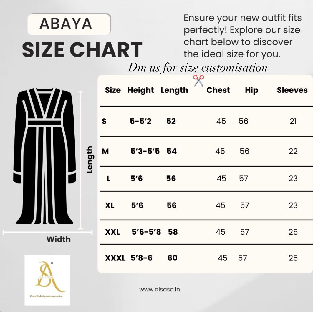 Amaira black abaya (with hijab)