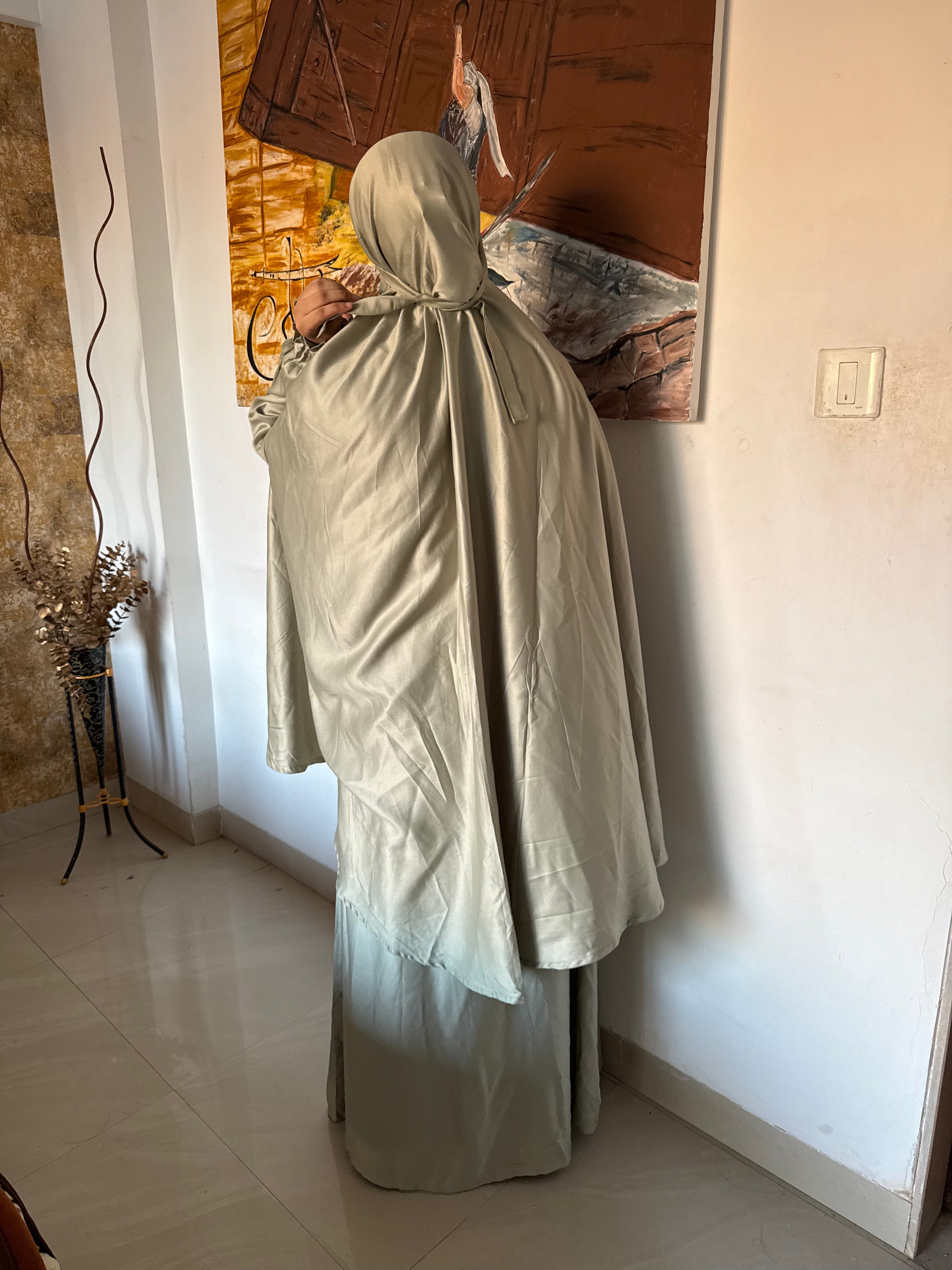 Modest Jilbab Skirt Set for Women ( Mint )