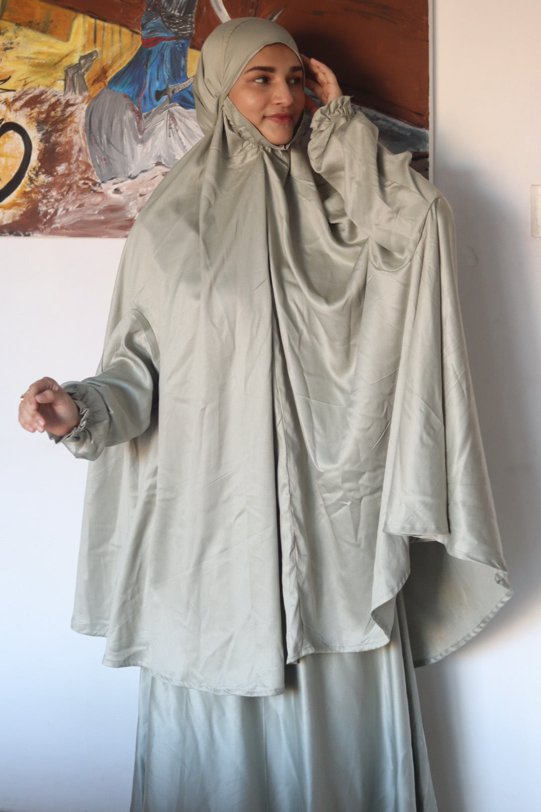 Modest Jilbab Skirt Set for Women ( Mint )