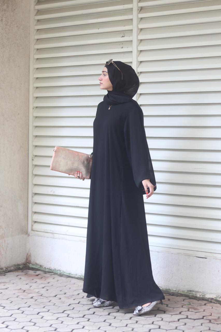 Classic Black Abaya