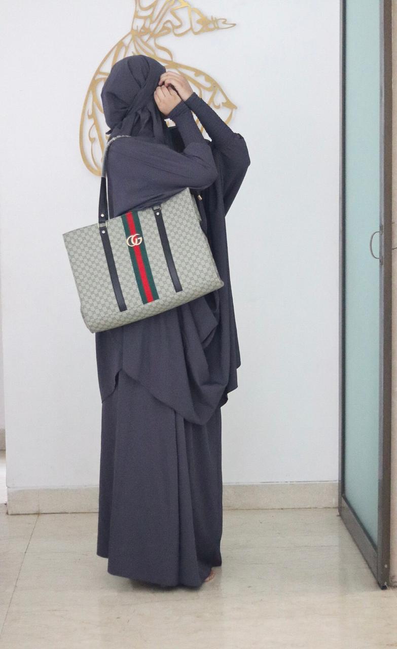 Two-Piece Jilbab- grey
