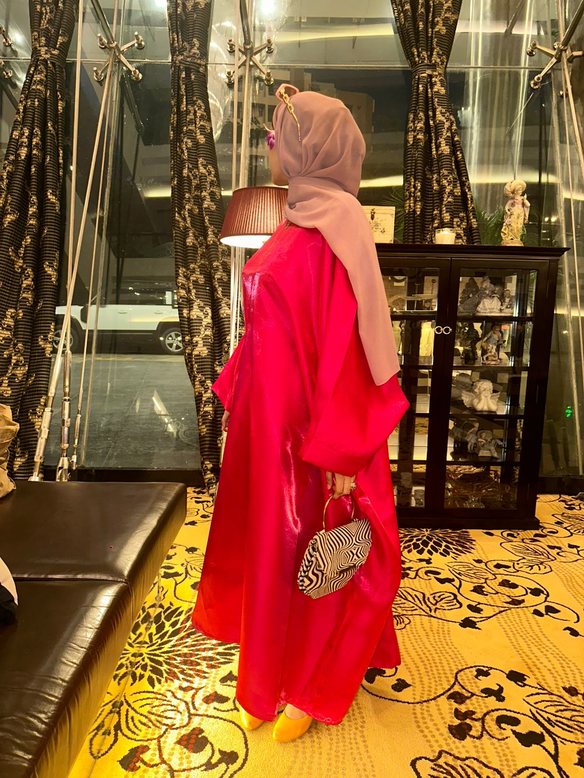 barbie Butterfly Abaya with Attached Inner Belt (Hijab not included)