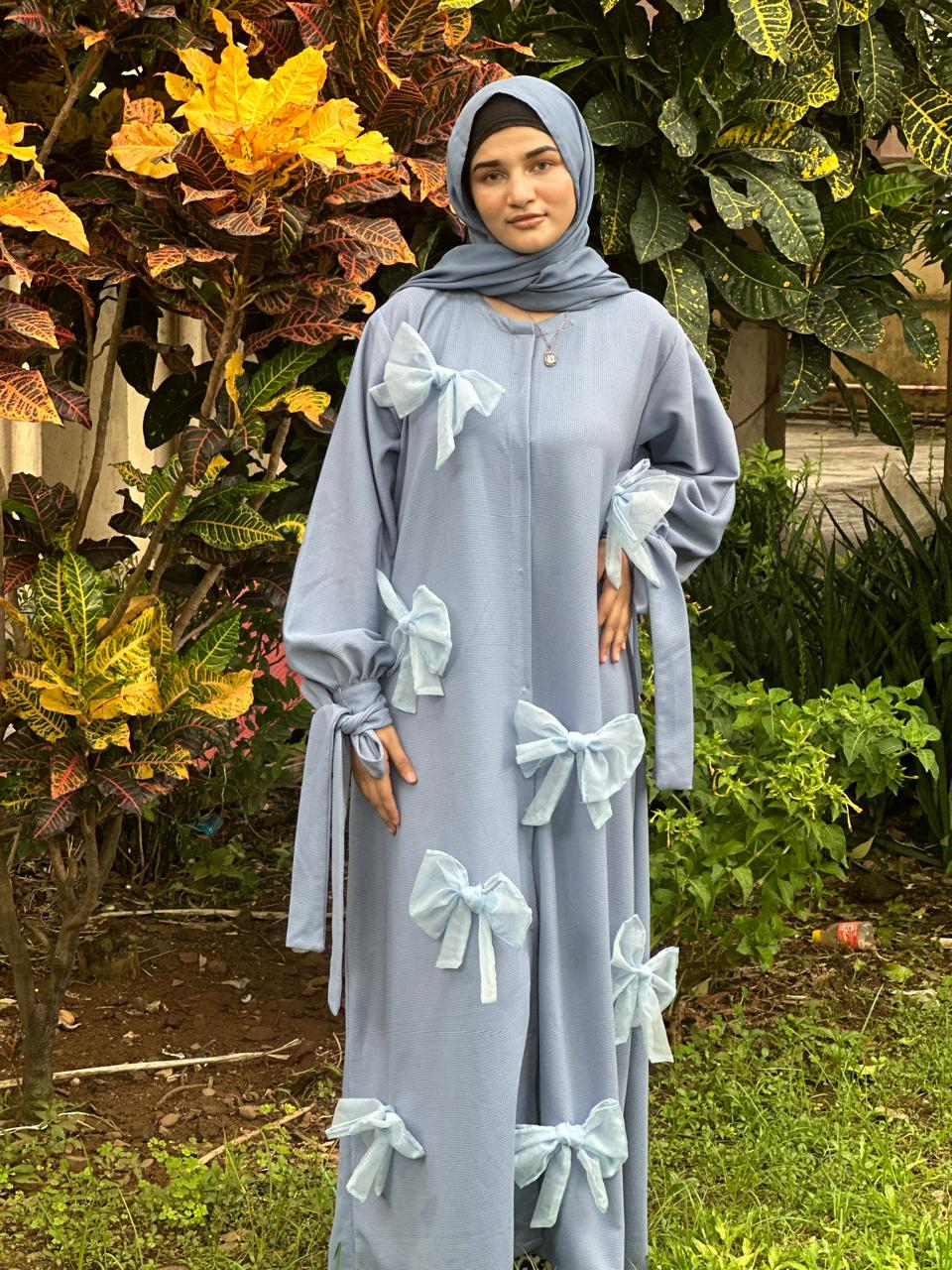 Pastel Dream Abaya - Baby Blue