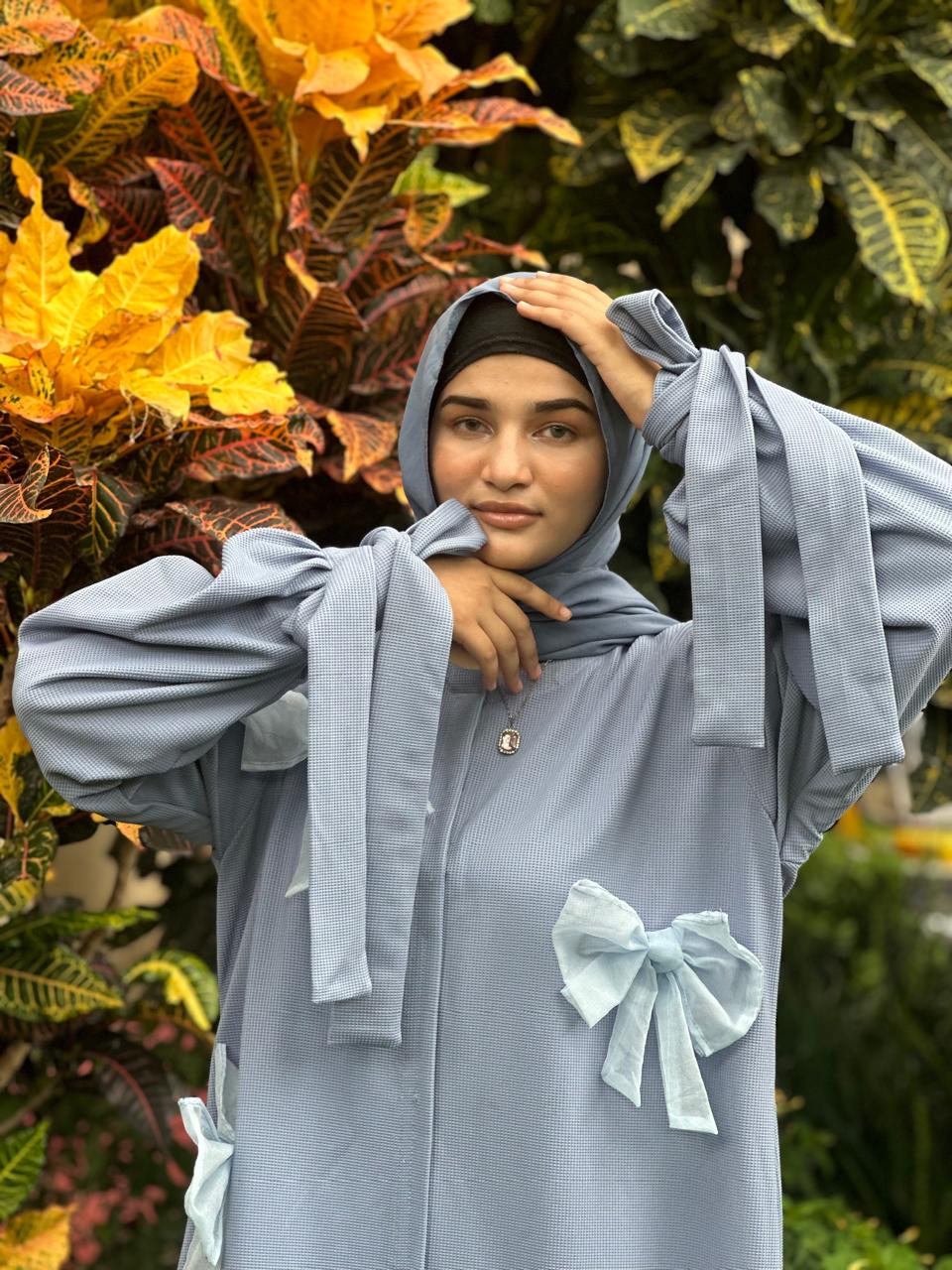 Pastel Dream Abaya - Baby Blue