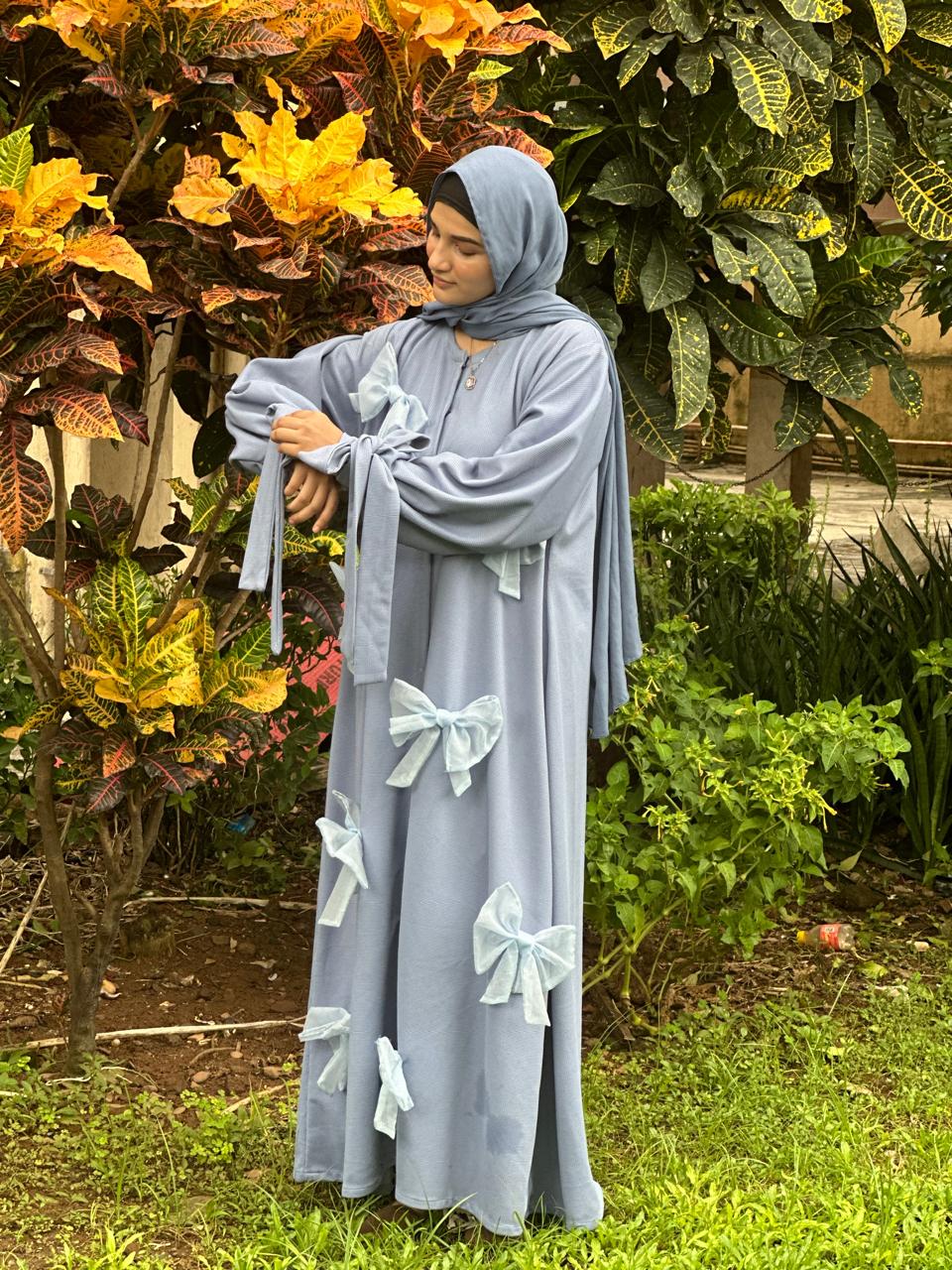 Pastel Dream Abaya - Baby Blue