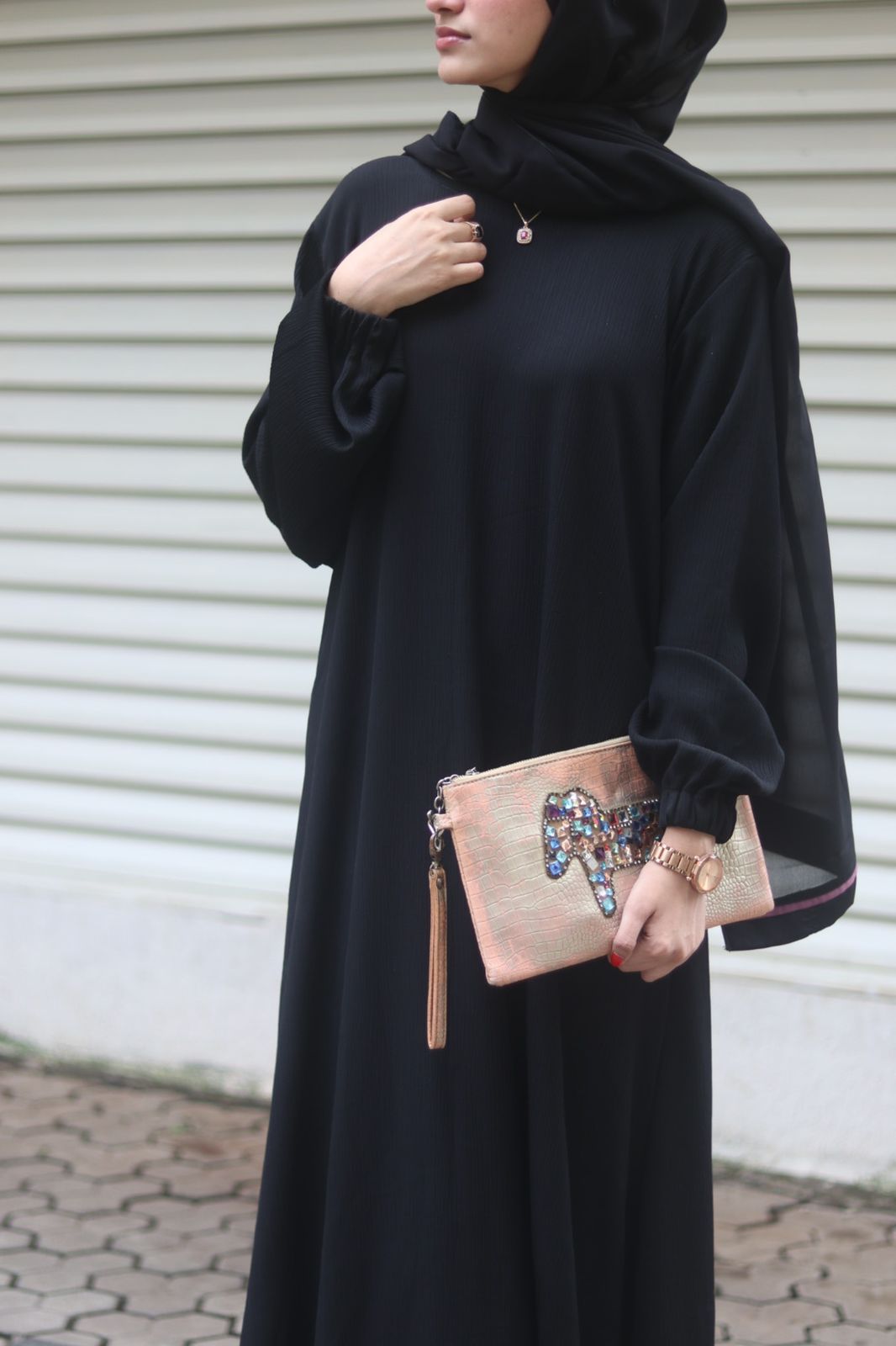 Classic Black Abaya