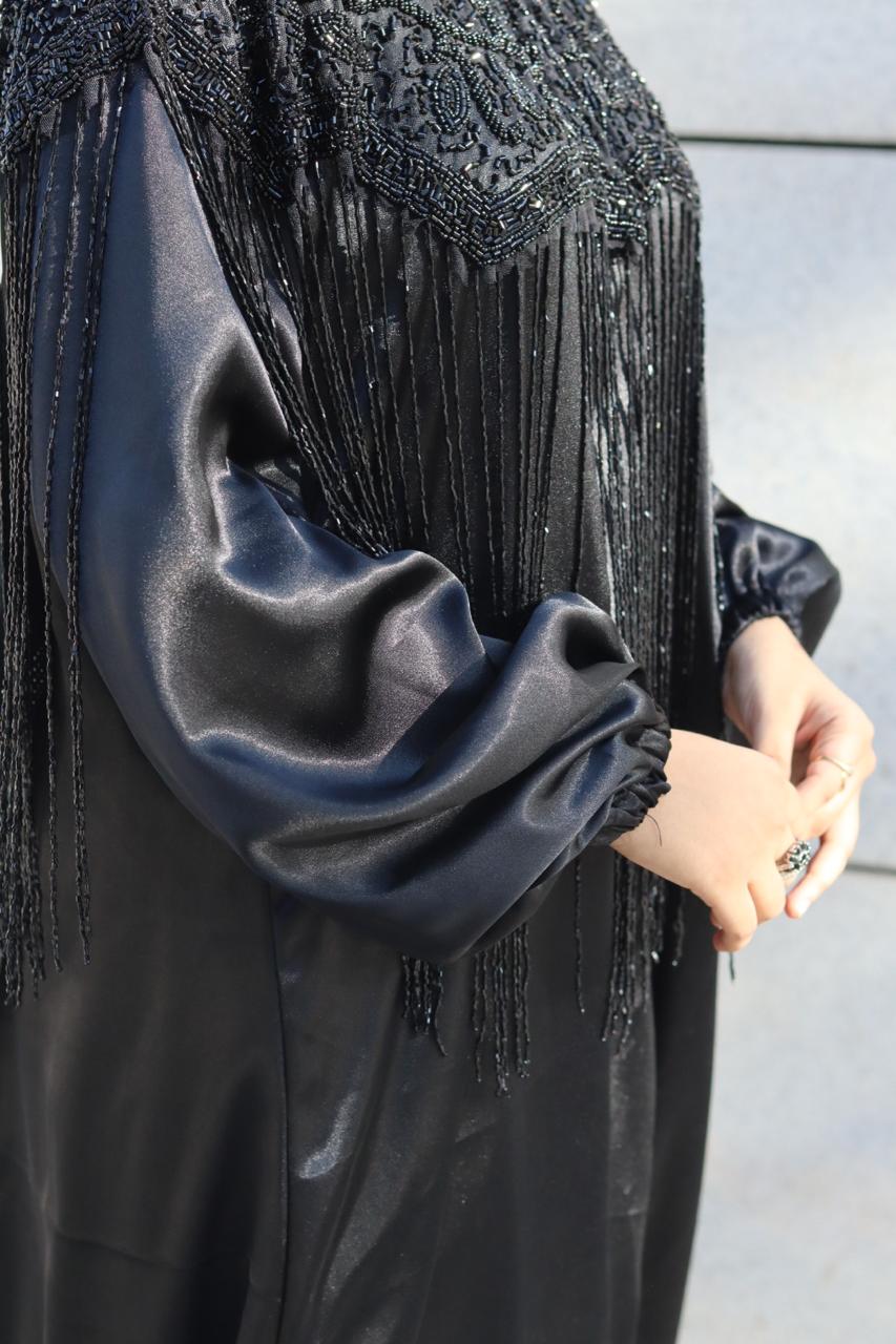 Luxury handwork cape Abaya - Black (Abaya not included)