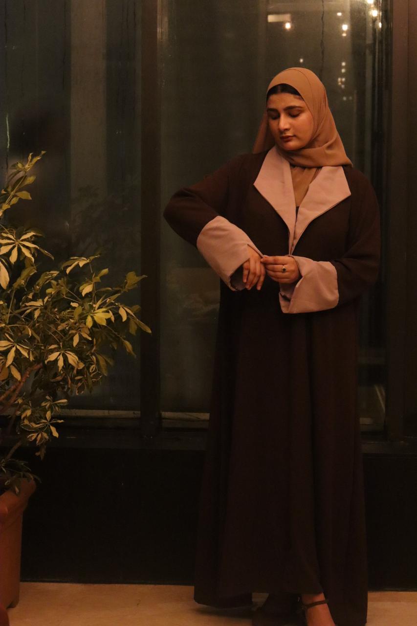 Basic Coat Abaya -Brown (hijab not included)