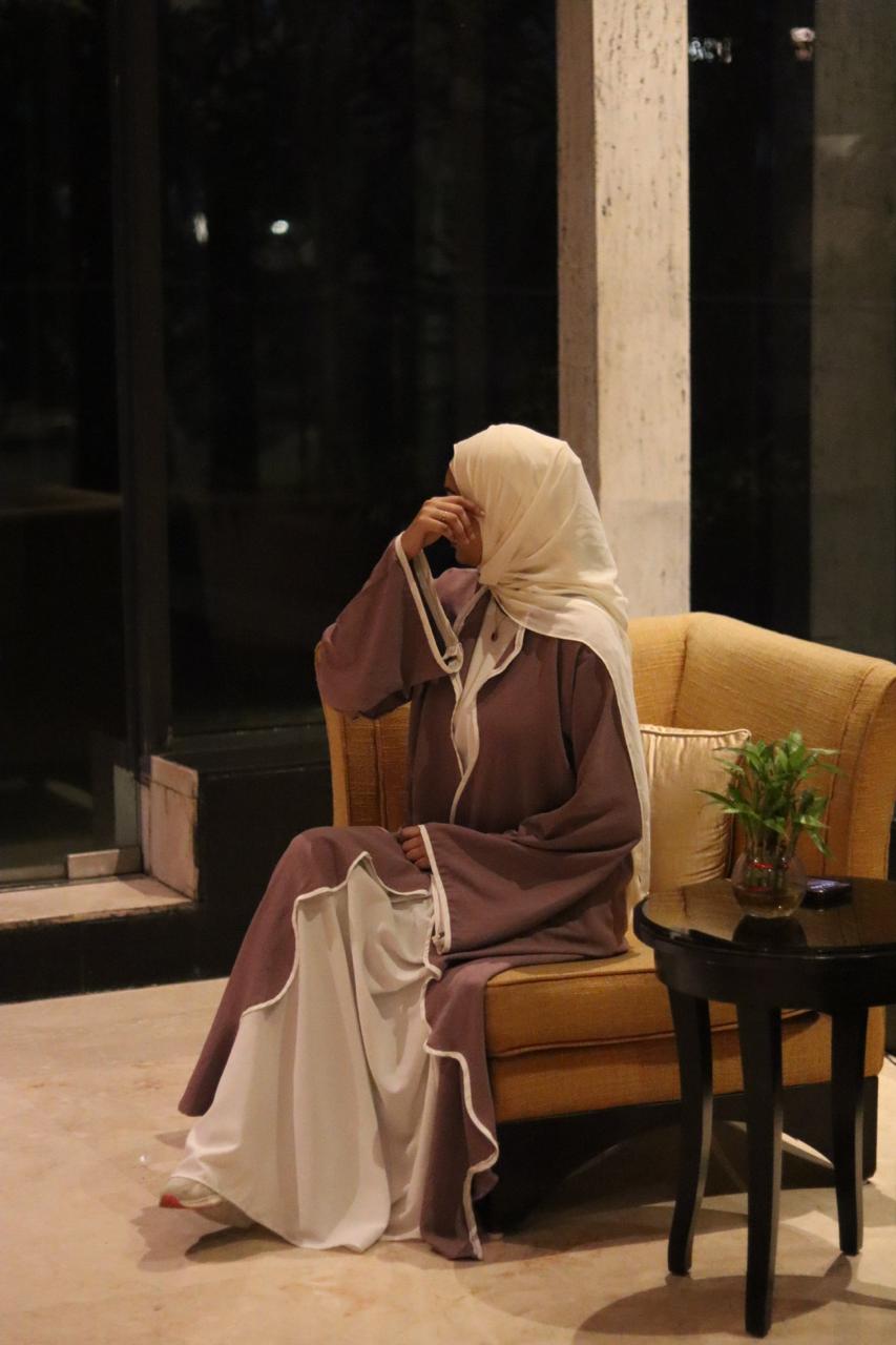 Wave cut Shrug -Faded purple