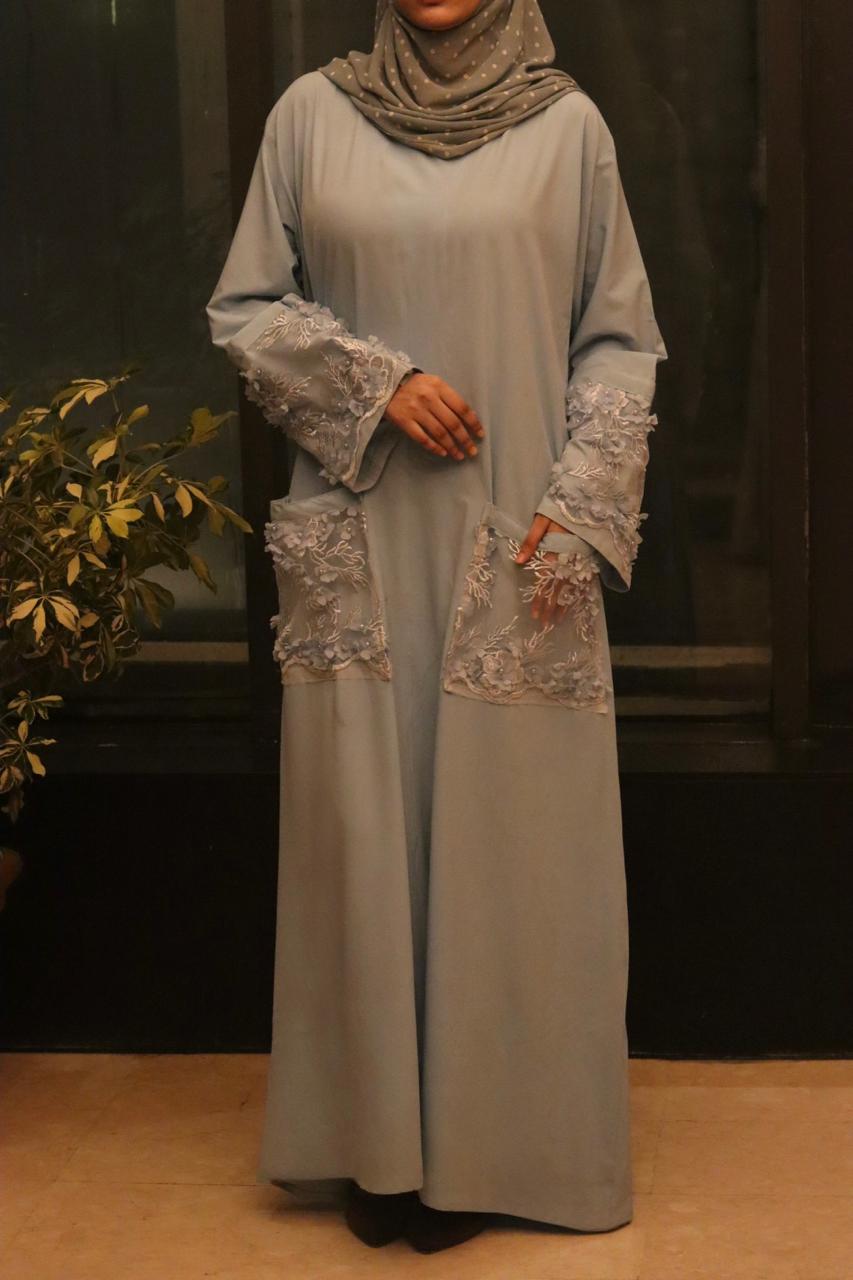 bloom Luxe pocket abaya (hijab not included)