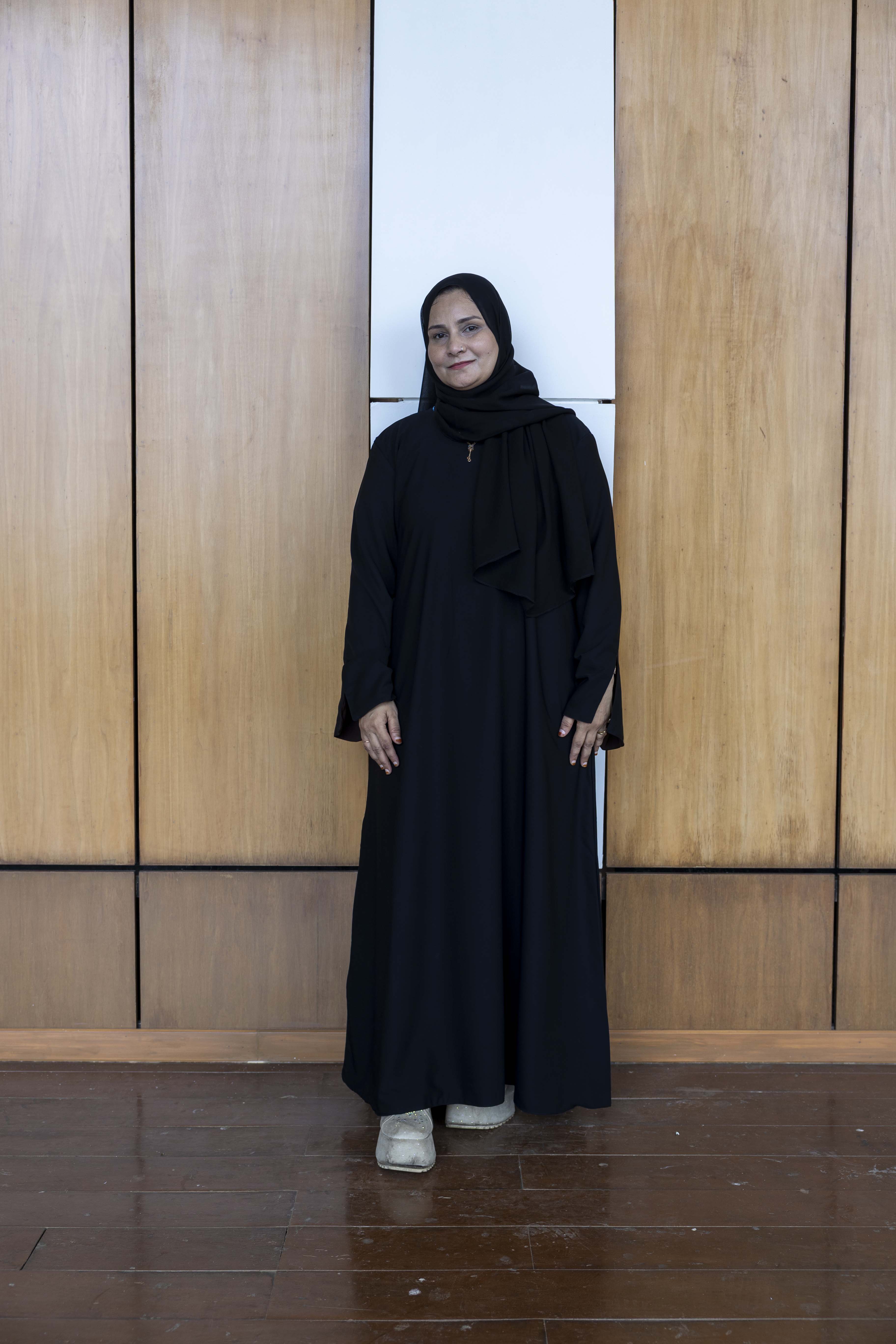 2-in-1 Reversible abaya – Brown & black