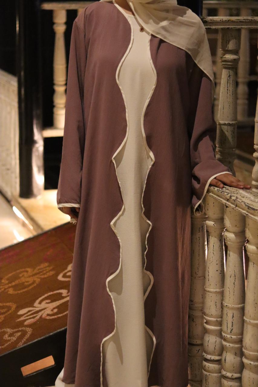 Wave cut Shrug -Faded purple